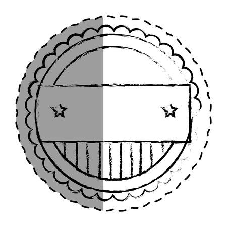 united states of america emblem vector illustration designのイラスト素材