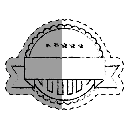 united states of america emblem vector illustration designのイラスト素材