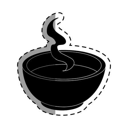 tea cup japanese culture icon vector illustration designのイラスト素材