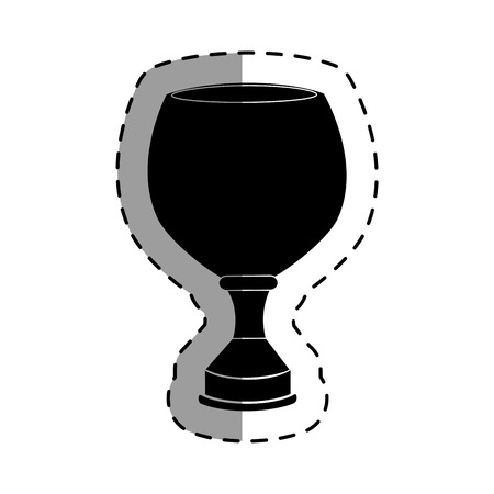 trophy cup isolated icon vector illustration designのイラスト素材