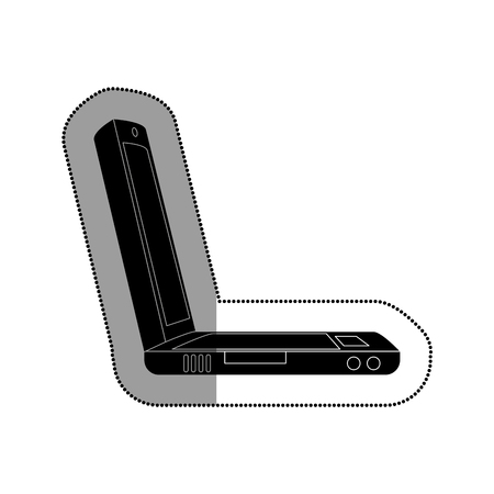 computer laptop isolated icon vector illustration designのイラスト素材