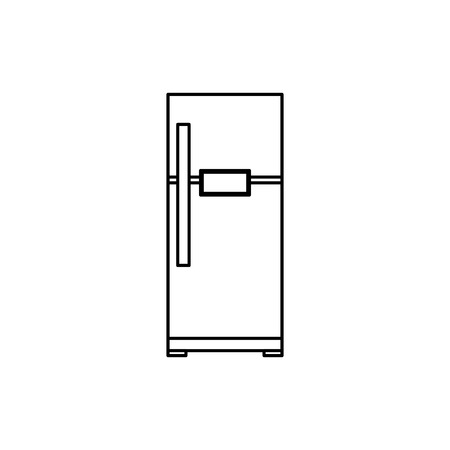 fridge appliance isolated icon vector illustration designのイラスト素材