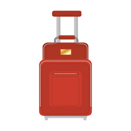 suitcase travel isolated icon vector illustration designのイラスト素材