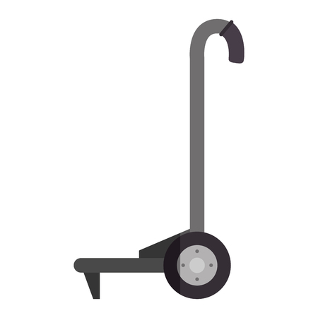 baggage transport cart icon vector illustration designのイラスト素材