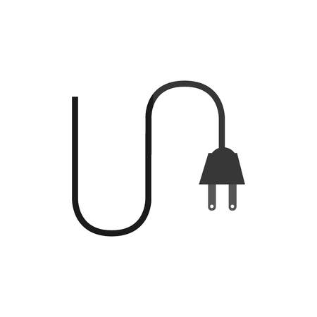 energy cable isolated icon vector illustration designのイラスト素材