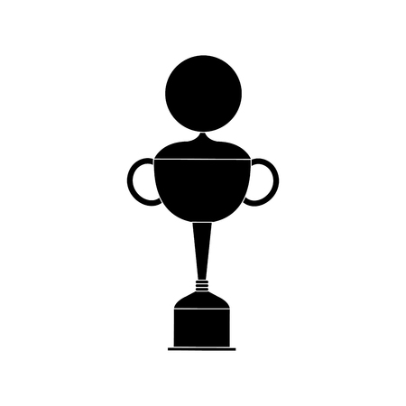 trophy golf isolated icon vector illustration designのイラスト素材