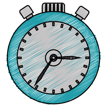 chronometer watch isolated icon vector illustration designのイラスト素材