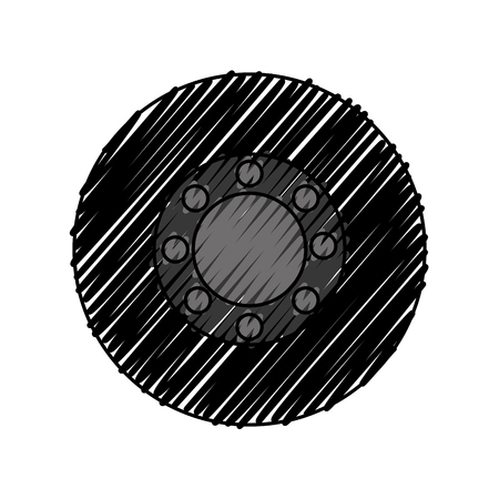 wrench and screwdriver icon vector illustration designのイラスト素材