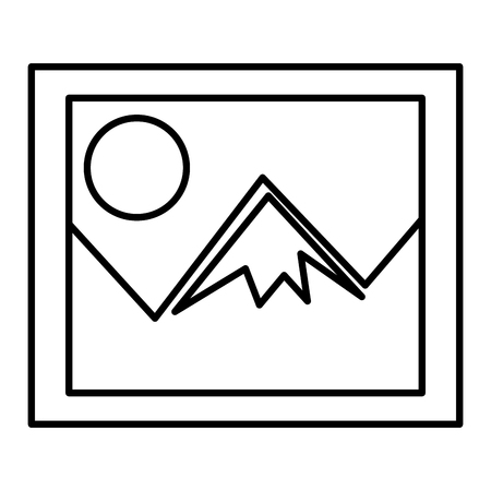 picture file isolated icon vector illustration designのイラスト素材