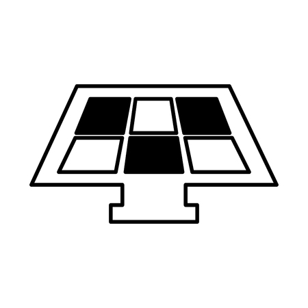 panel solar isolated icon vector illustration designのイラスト素材