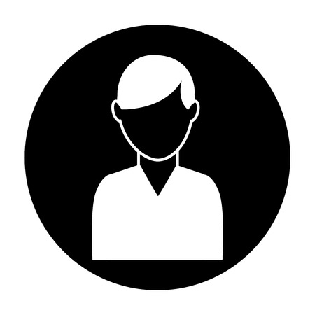 man avatar character icon vector illustration designのイラスト素材