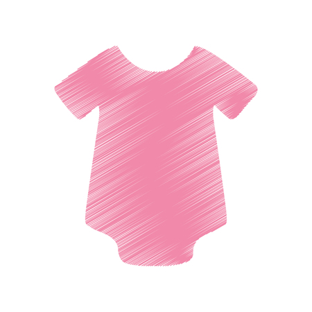 baby clothes isolated icon vector illustration designのイラスト素材