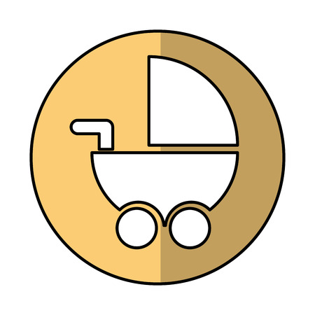 baby cart isolated icon vector illustration designのイラスト素材