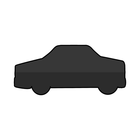 car vehicle isolated icon vector illustration designのイラスト素材