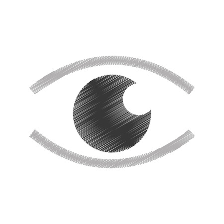 eye human isolated icon vector illustration designのイラスト素材