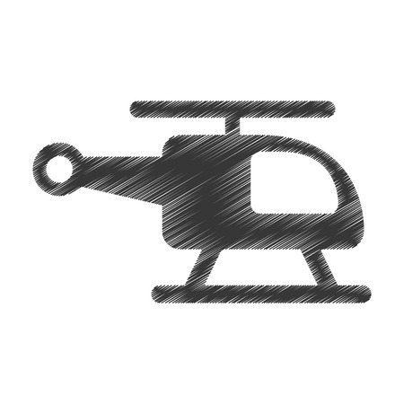 helicopter transport isolated icon vector illustration designのイラスト素材