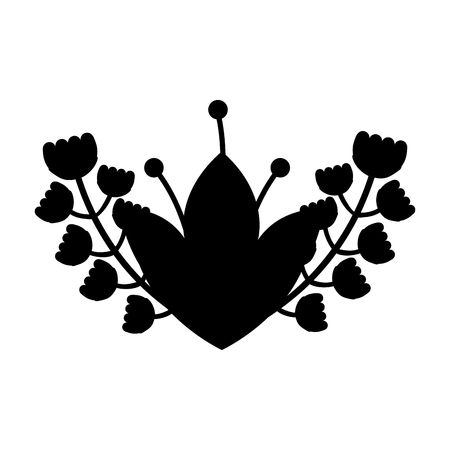 cute flower decorative icon vector illustration designのイラスト素材