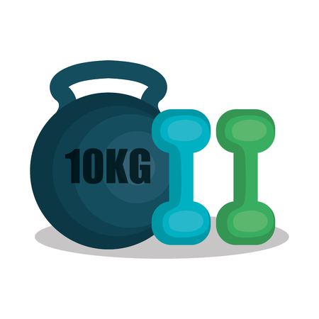 healthy lifestyle flat icons vector illustration designのイラスト素材