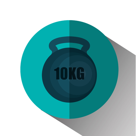 weight lifting equipment icon vector illustration designのイラスト素材