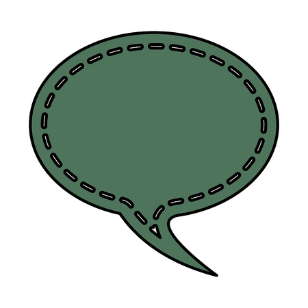 speech bubble message isolated icon vector illustration designのイラスト素材