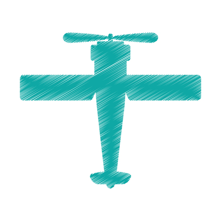 airplane flying isolated icon vector illustration designのイラスト素材