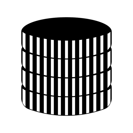 coin money isolated icon vector illustration designのイラスト素材