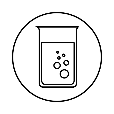 tube test laboratory icon vector illustration designのイラスト素材