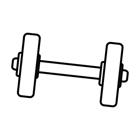 weight lifting dumbell icon vector illustration designの写真素材