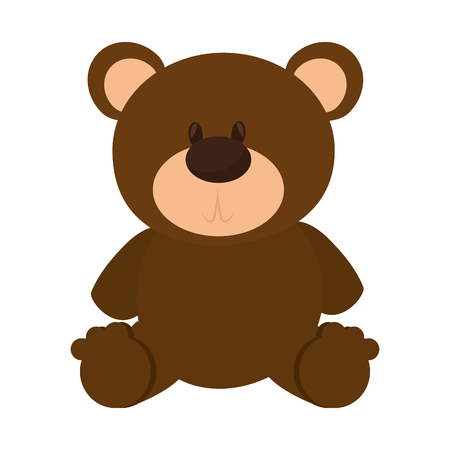 bear teddy isolated icon vector illustration designのイラスト素材
