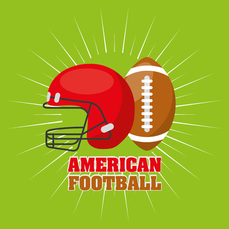 american football sport emblem icon vector illustration designのイラスト素材