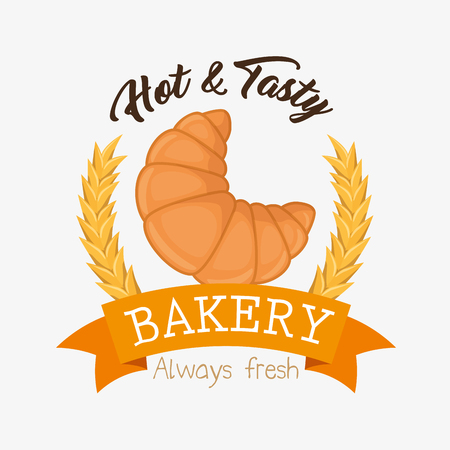 bakery shop label icon vector illustration designのイラスト素材