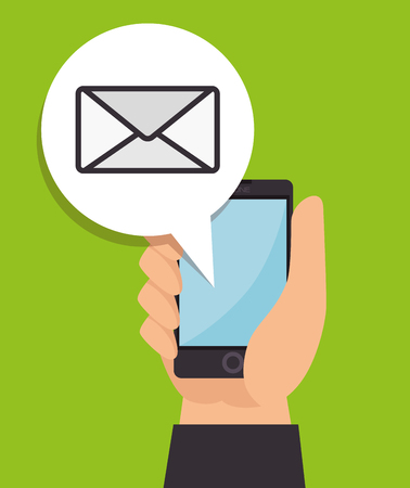 electronic mail marketing icon vector illustration designのイラスト素材