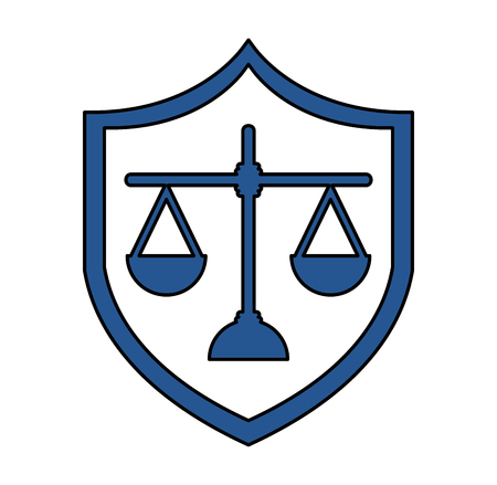 justice balance isolated icon vector illustration designのイラスト素材