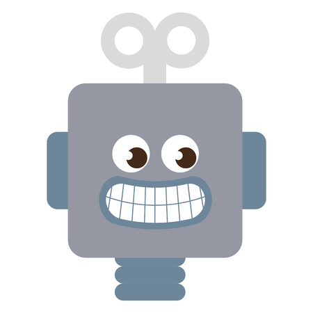 robot electric toy icon vector illustration designのイラスト素材