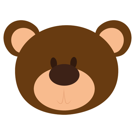 bear teddy isolated icon vector illustration designのイラスト素材