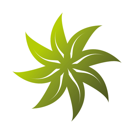 Leafs plant decorative icon vector illustration designのイラスト素材