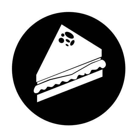 delicious sandwish isolated icon vector illustration designのイラスト素材