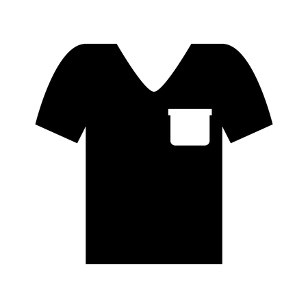 masculine shirt clothes icon vector illustration designのイラスト素材