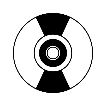 Compact disk isolated icon vector illustration designのイラスト素材