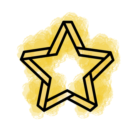 decorative star isolated icon vector illustration designのイラスト素材