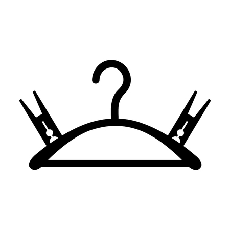 Drying hook laundry icon vector illustration designのイラスト素材