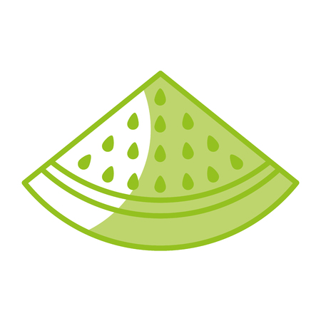watermelon fresh fruit icon vector illustration designのイラスト素材