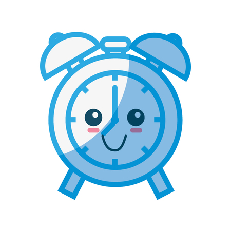 Alarm clock cartoon icon vector illustration graphic designのイラスト素材
