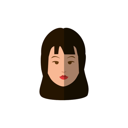 Woman cute cartoon icon vector illustration graphic designのイラスト素材