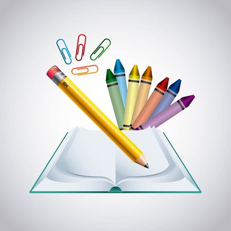 education set supplies icons vector illustration designのイラスト素材