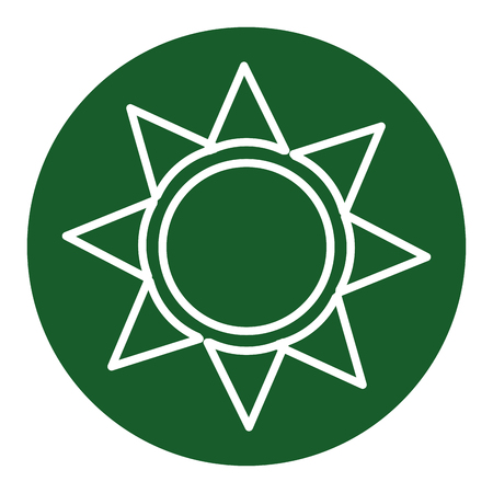 sun light isolated icon vector illustration designのイラスト素材