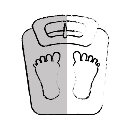 balance bathroom isolated icon vector illustration designのイラスト素材