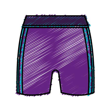 female sport shorts icon vector illustration designの写真素材