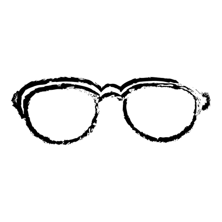 eye glasses isolated icon vector illustration designのイラスト素材