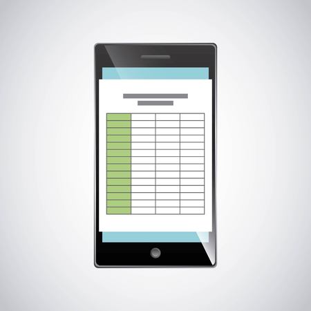 smartphone technology device electronic icon vector illustration designのイラスト素材